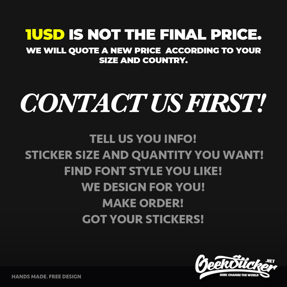 Custom Bussiness Name Sticker  - Car Accessories Name recensie en prijs
