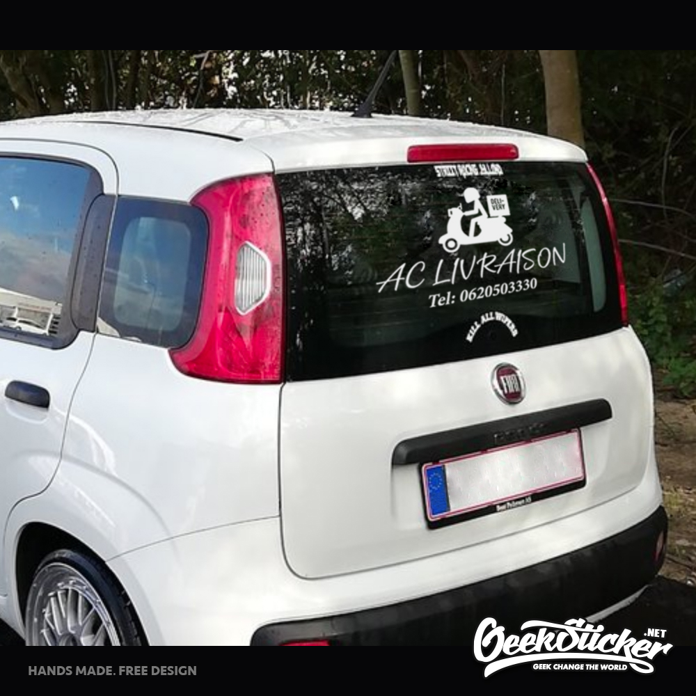 Custom Bussiness Name Sticker  - Car Accessories Name recensie en prijs