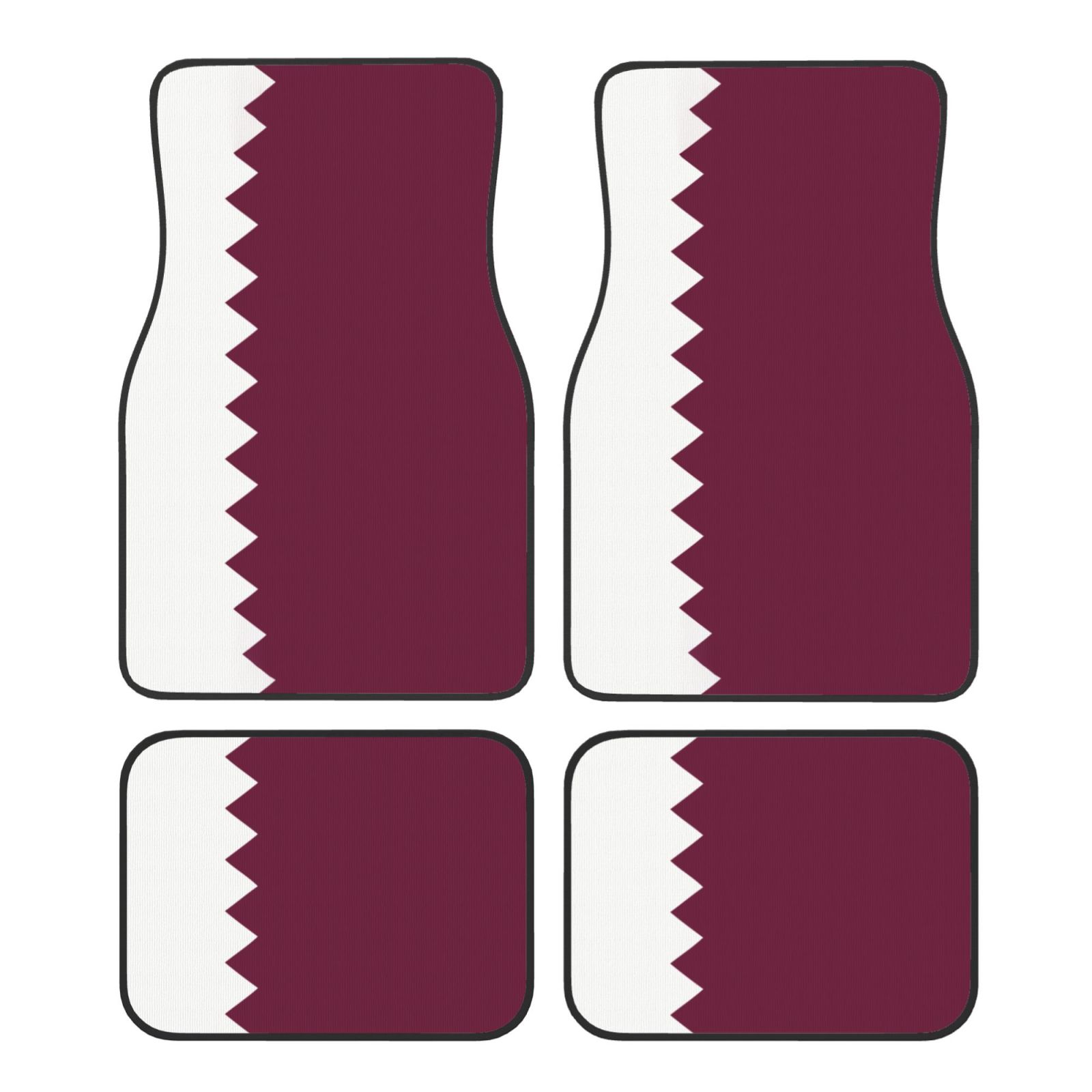 Flag of Qatar Pattern Car Floo - Qatar Car Accessories recensie en prijs
