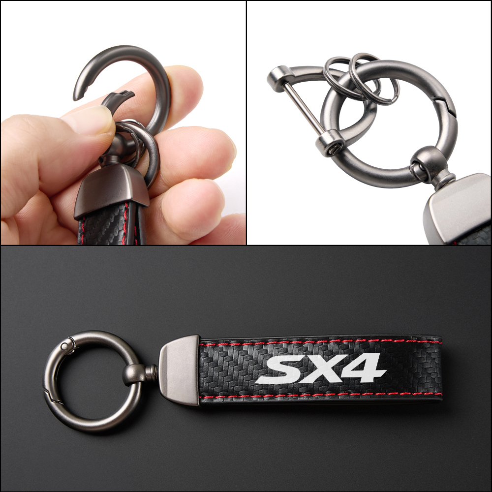 Car PU Leather Keychain For Su - Car Accessories Ertiga recensie en prijs